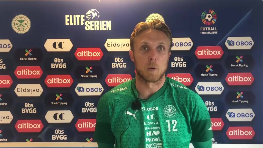 Marcus Sandberg før Tromsø-kampen på Briskeby
